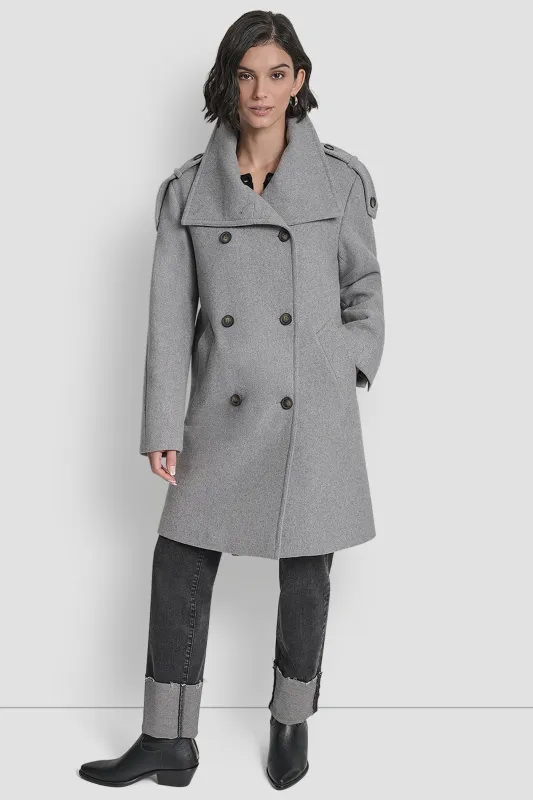 TAILORED WOOL JACKET sold by DKNY