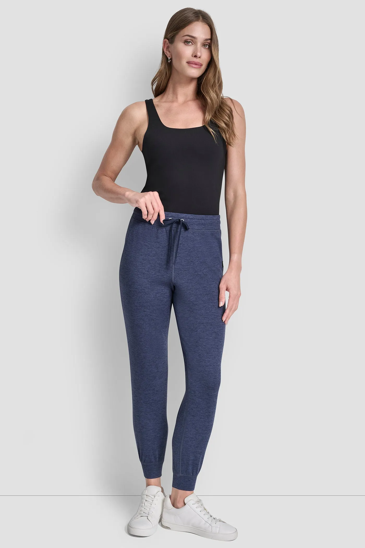 SPACE DYE HIGH WAIST SLIM FIT JOGGER sold by DKNY product image thumbnail 4
