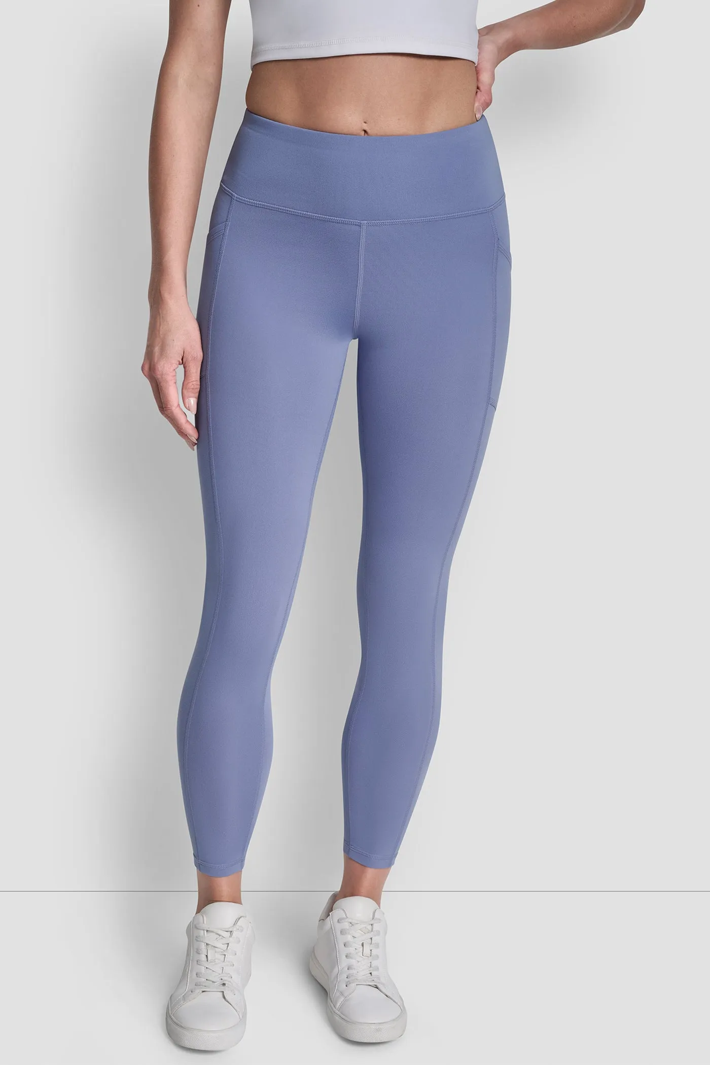 HIGH-RISE LOGO 7/8 LENGTH LEGGING sold by DKNY