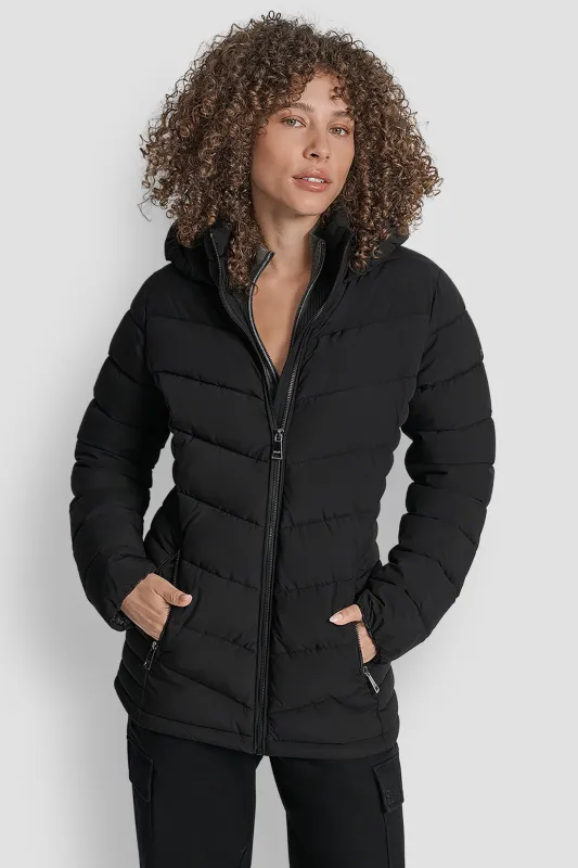 LIGHTWEIGHT PUFFER JACKET sold by DKNY