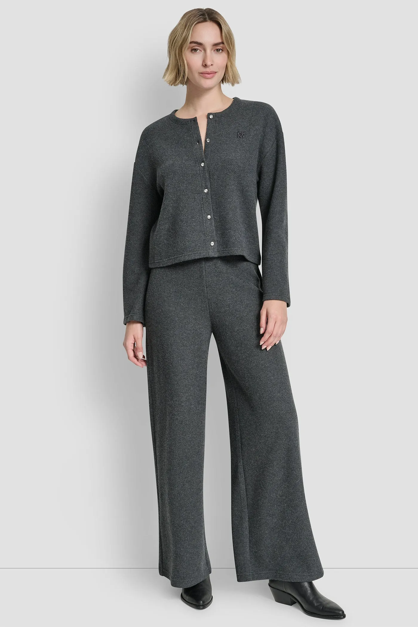 BUTTON FRONT SLEEVE CARDIGAN sold by DKNY product image thumbnail 4