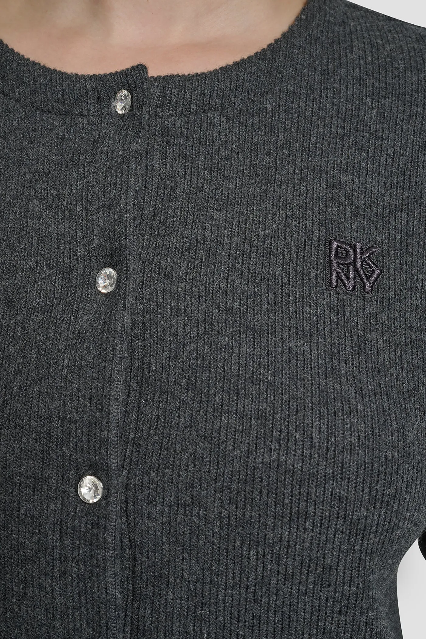 BUTTON FRONT SLEEVE CARDIGAN sold by DKNY product image thumbnail 5