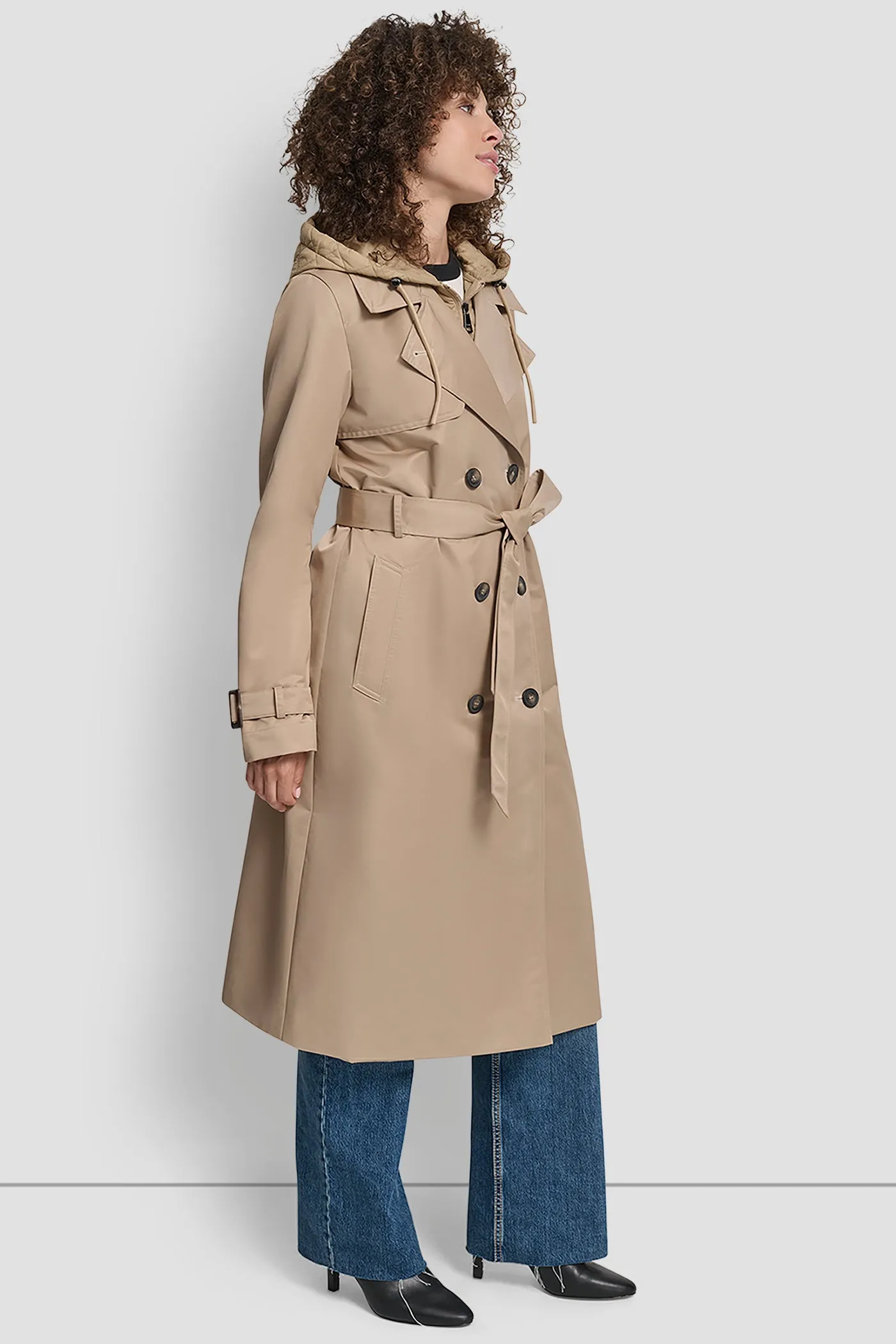 TRENCH COAT WITH QUILTED BIB sold by DKNY product image thumbnail 3