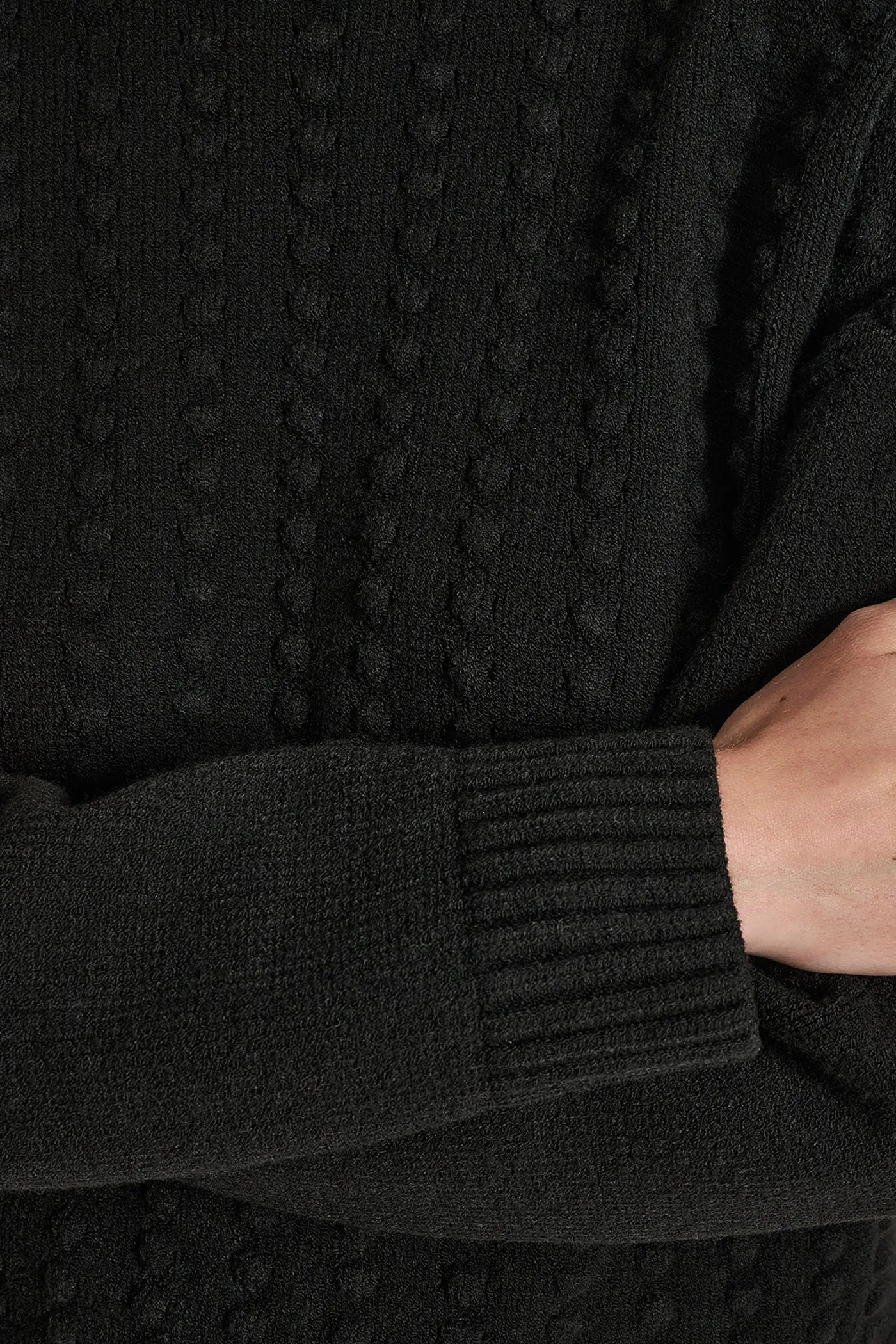 TURTLE NECK BOBBLE STICH SWEATER sold by DKNY product image thumbnail 5