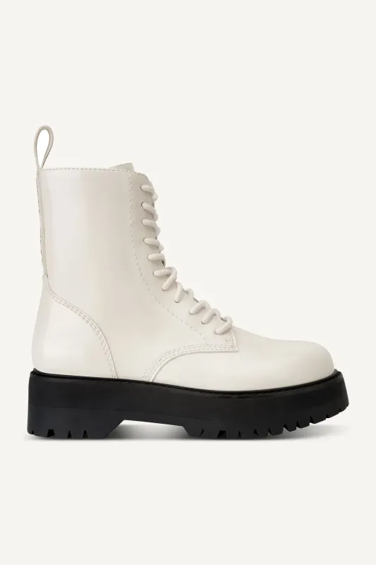 BATU LACE UP LUG BOOTIE sold by DKNY