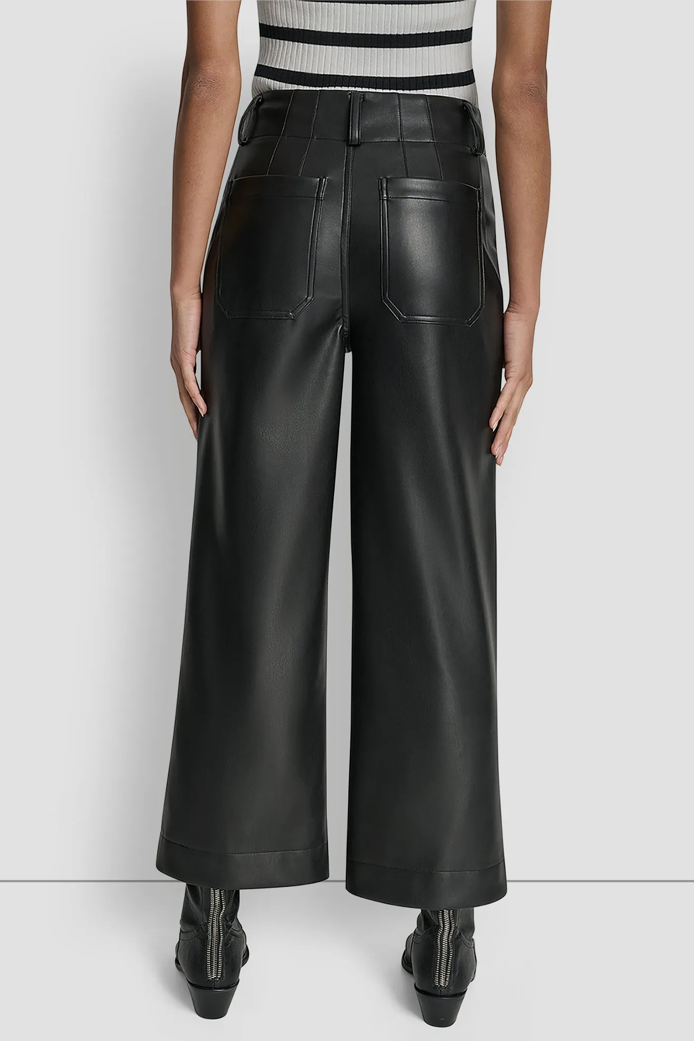 HIGH RISE CROPPED WIDE LEG PANT sold by DKNY product image thumbnail 2