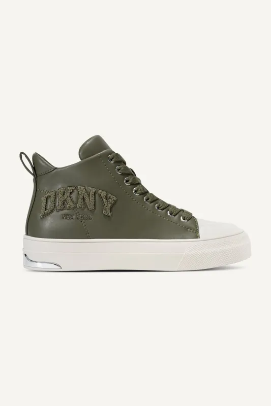 YASER LACE UP MID SNEAKER made by DKNY