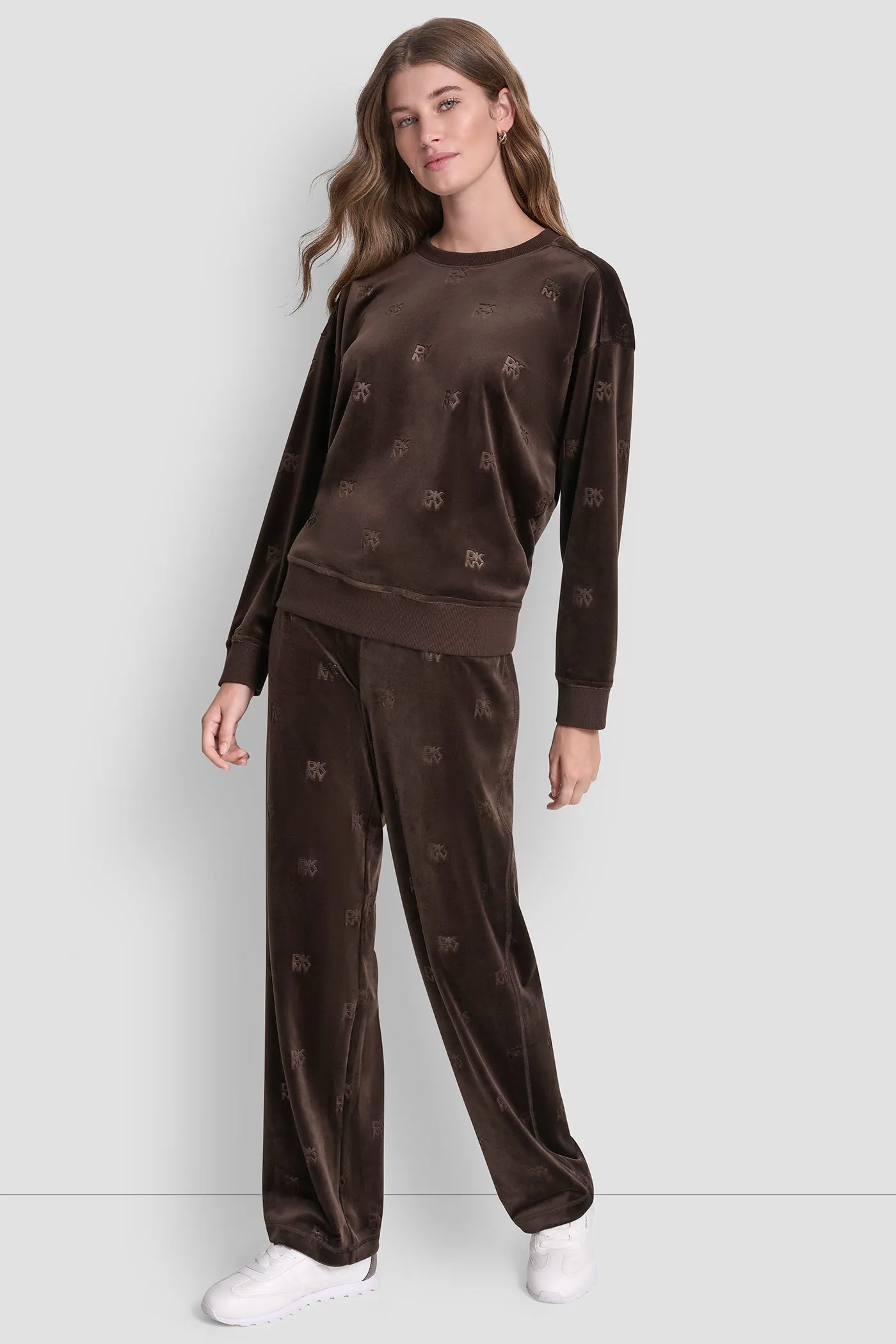 VELOUR DKNY ALL OVER PULLOVER sold by DKNY product image thumbnail 4