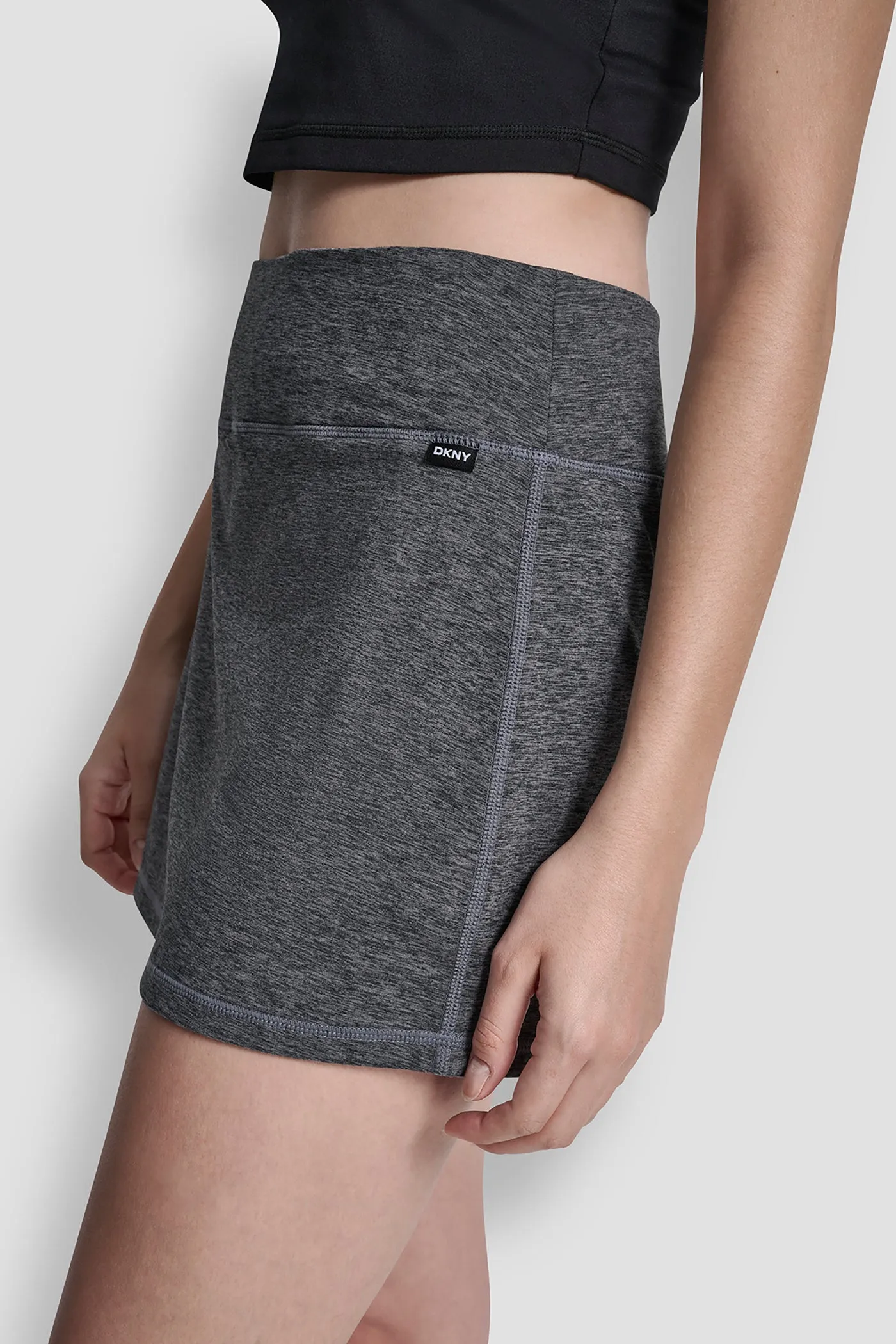 SPACEDYE SKORT WITH BUILT IN BIKE SHORT sold by DKNY product image thumbnail 4