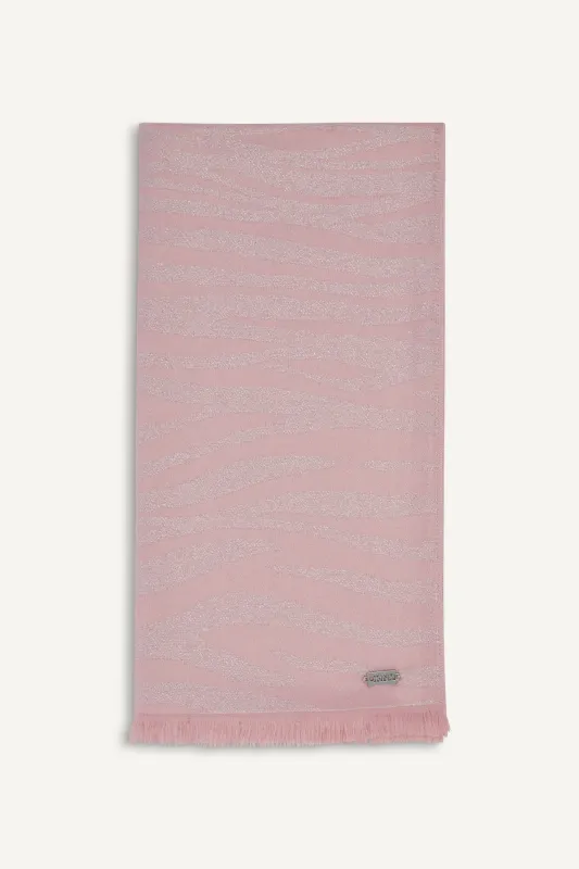 METALLIC ZEBRA WRAP made by DKNY