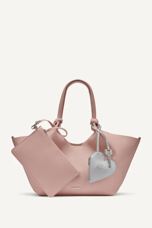 PAULA HEART MEDIUM COMMUTER TOTE sold by DKNY
