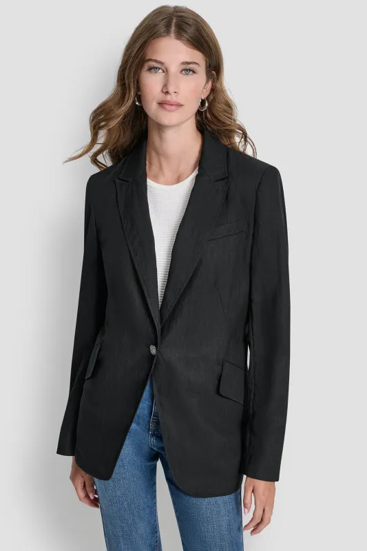 ZIG ZAG STITCH BLAZER sold by DKNY