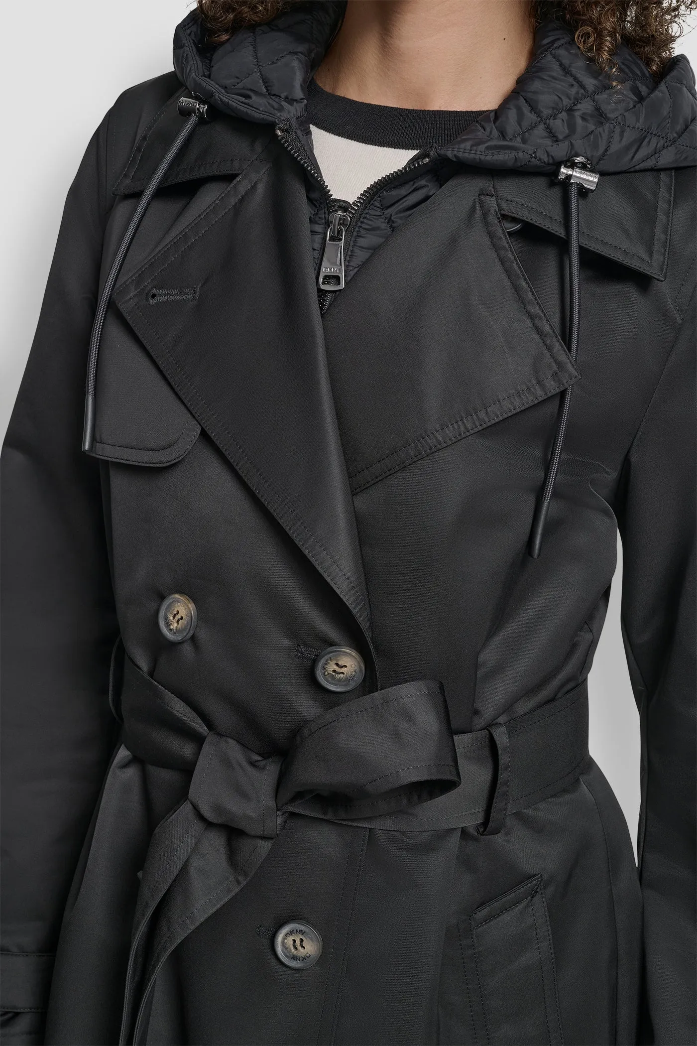 LONG TRENCH COAT sold by DKNY product image thumbnail 5