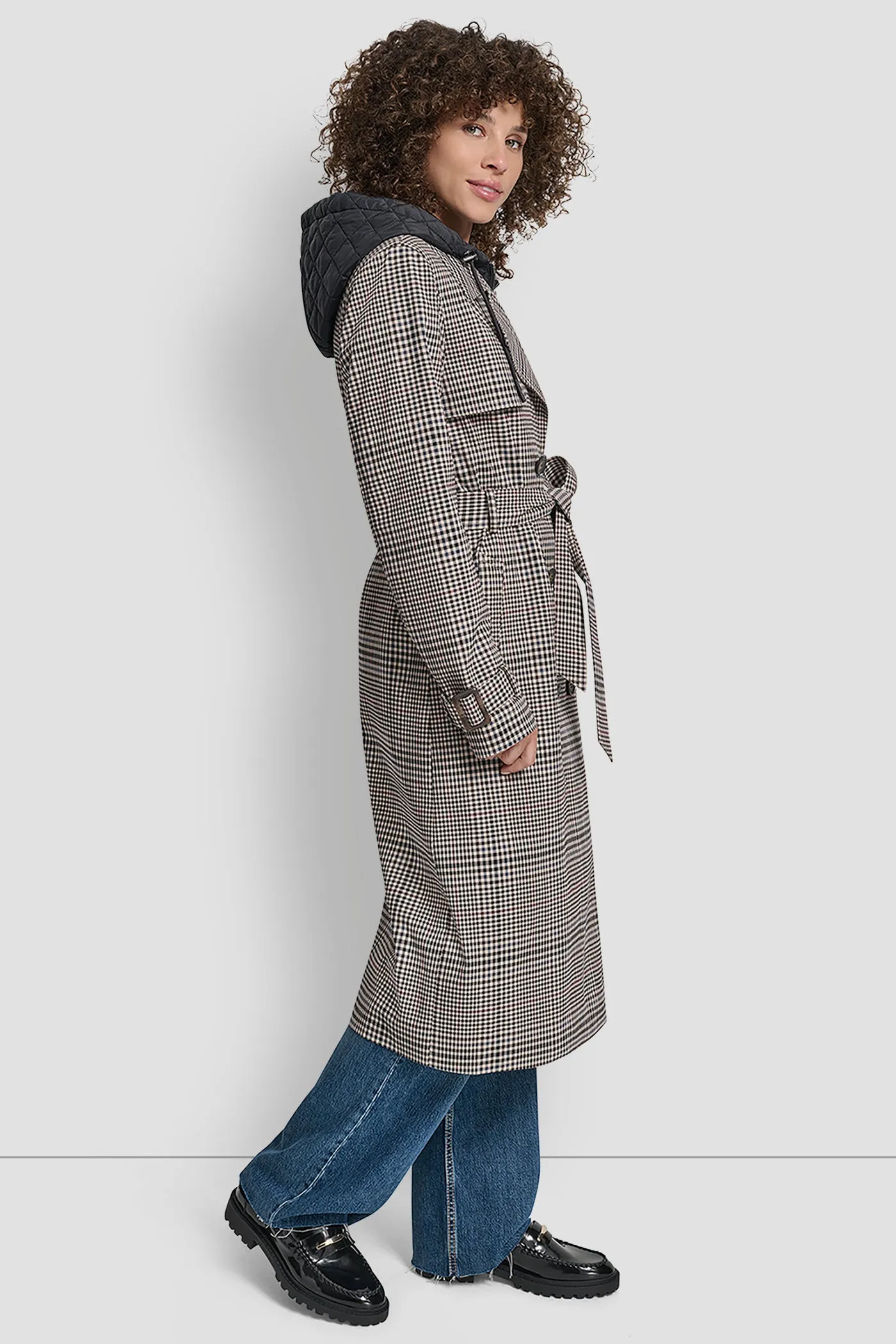 LONG TRENCH COAT sold by DKNY product image thumbnail 3