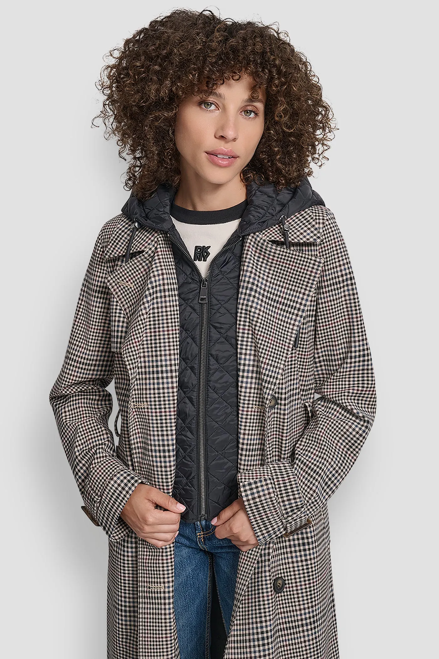 LONG TRENCH COAT sold by DKNY product image thumbnail 4