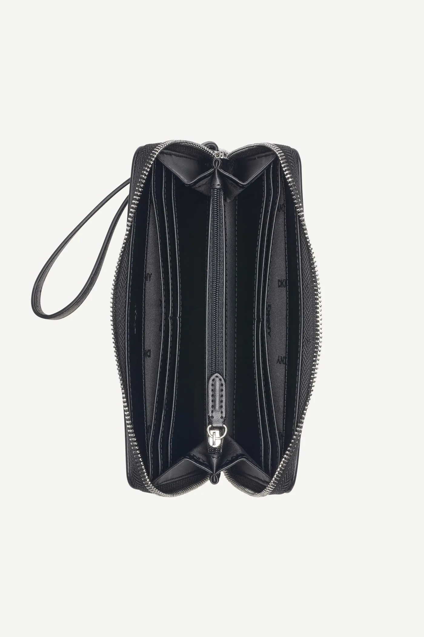 HADLEE LARGE ZIP AROUND WALLET WITH WRISTLET sold by DKNY product image thumbnail 3