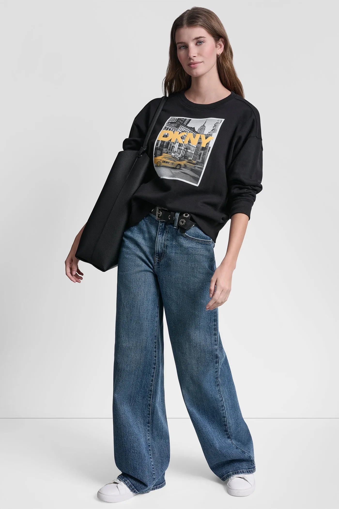 DKNY TAXI PHOTOREAL LOGO SWEATSHIRT sold by DKNY product image thumbnail 4