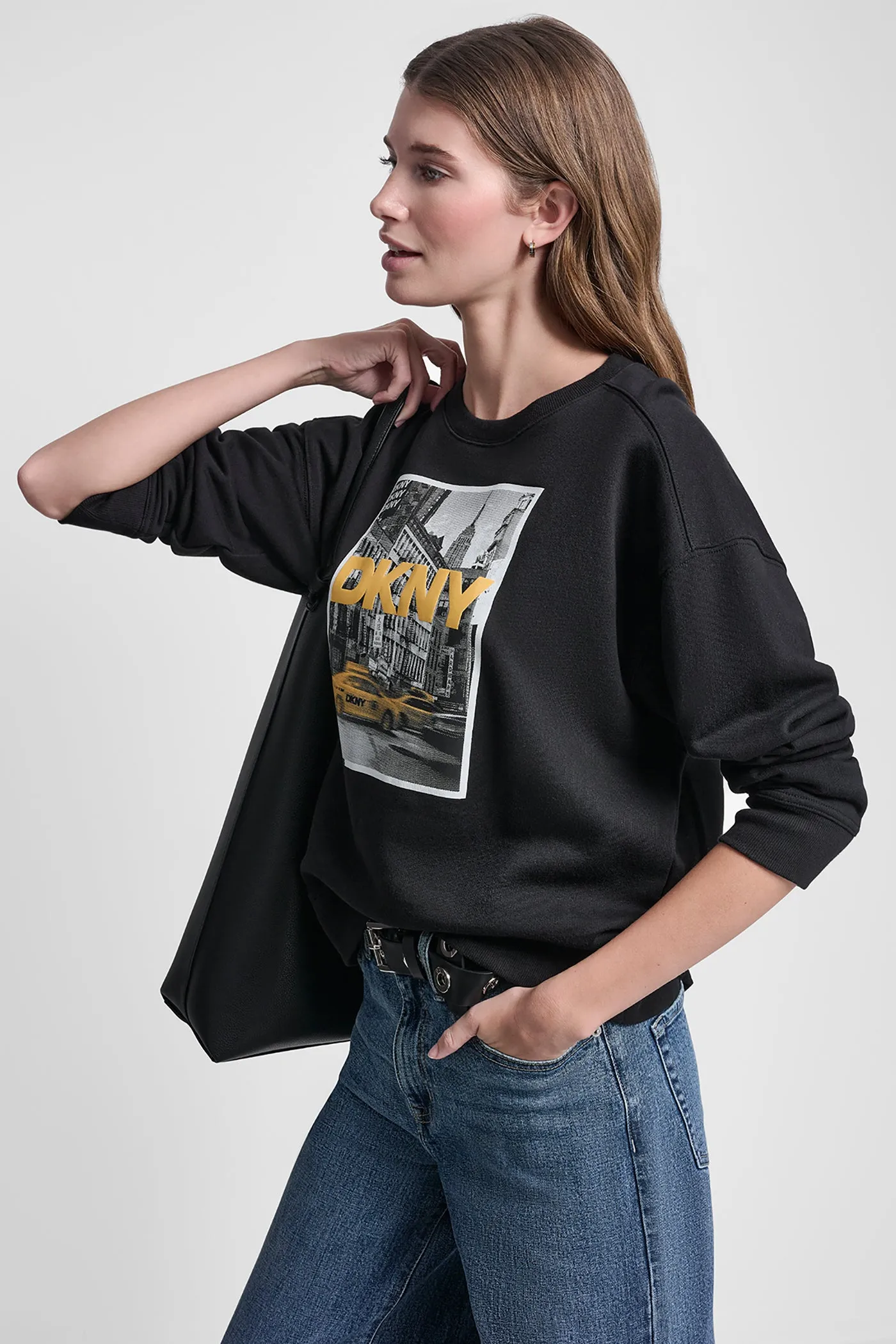 DKNY TAXI PHOTOREAL LOGO SWEATSHIRT sold by DKNY product image thumbnail 3