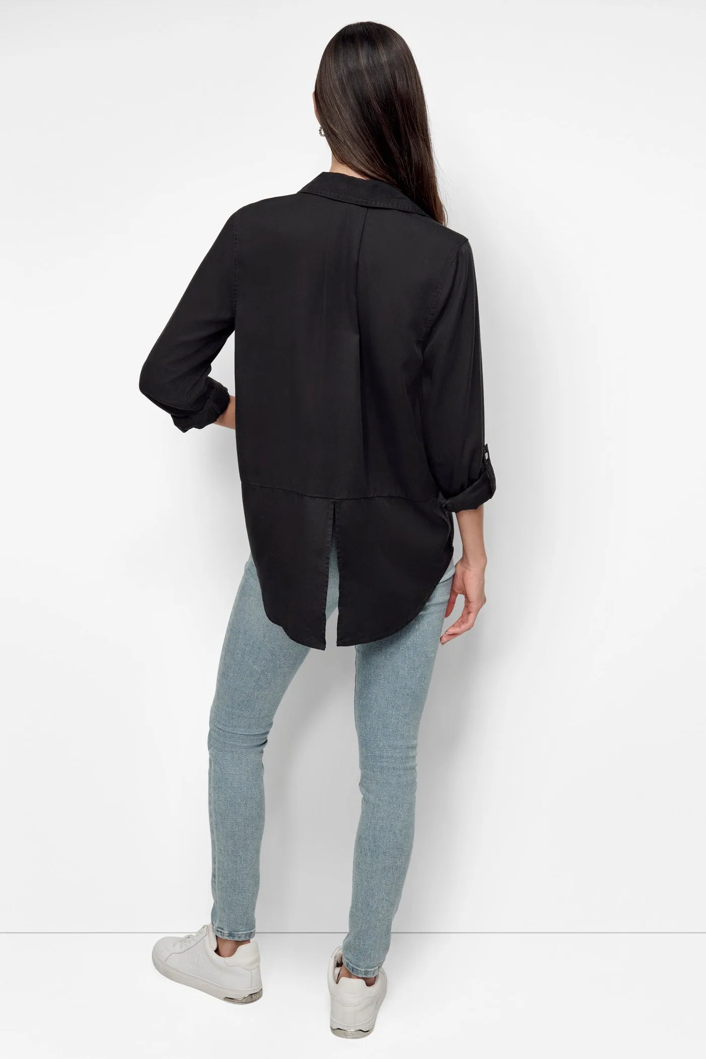 SPLIT BACK BUTTON FRONT WITH ROLL TAB sold by DKNY product image thumbnail 4