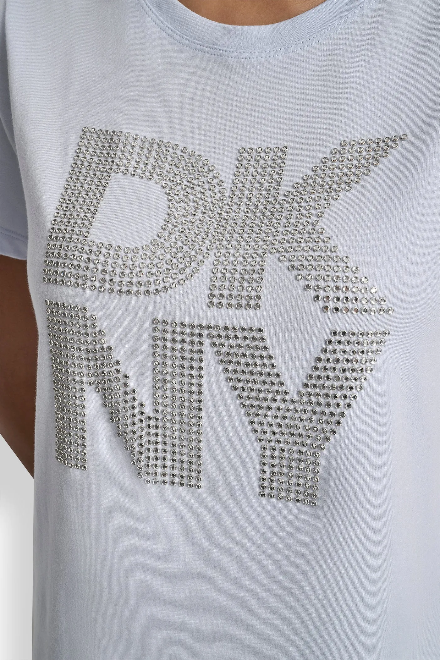 DKNY STACKED RHINESTONE LOGO TEE sold by DKNY product image thumbnail 4