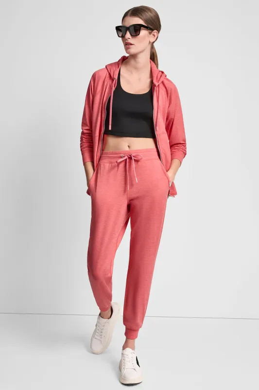 SPACEDYE HIGH WAIST SLIM FIT JOGGER sold by DKNY