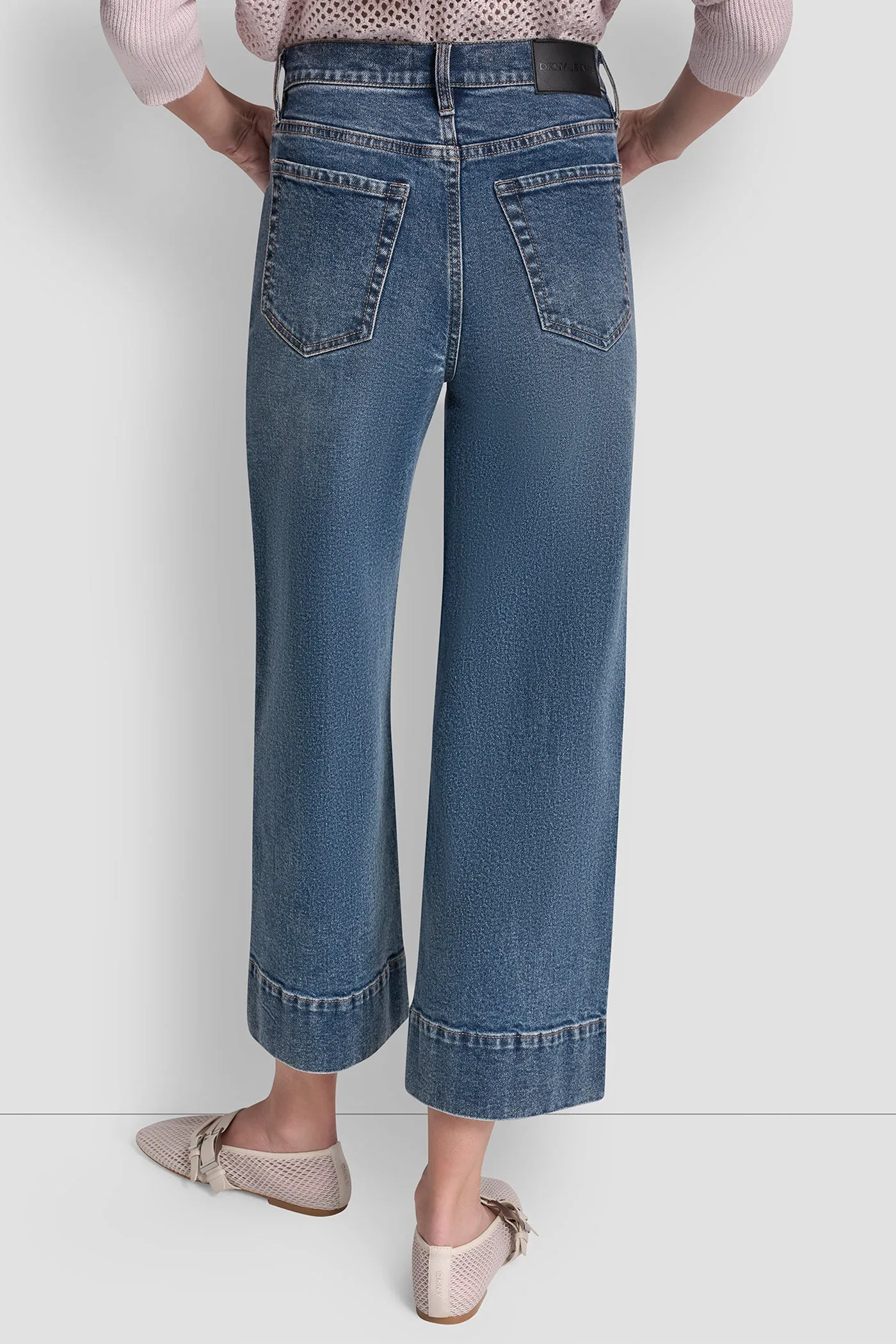 HIGH RISE CROP UTILITY WIDE LEG sold by DKNY product image thumbnail 2