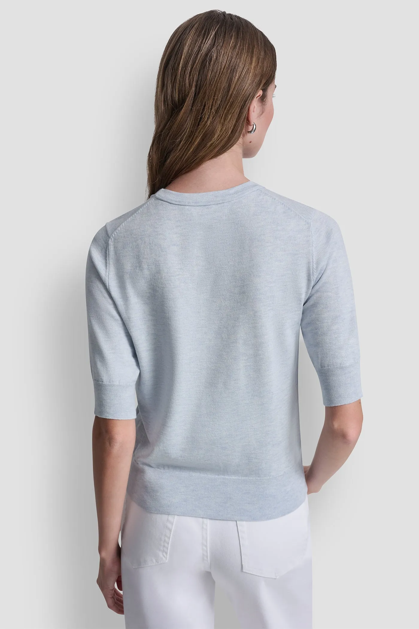 ELBOW SLEEVE CREW NECK sold by DKNY product image thumbnail 2