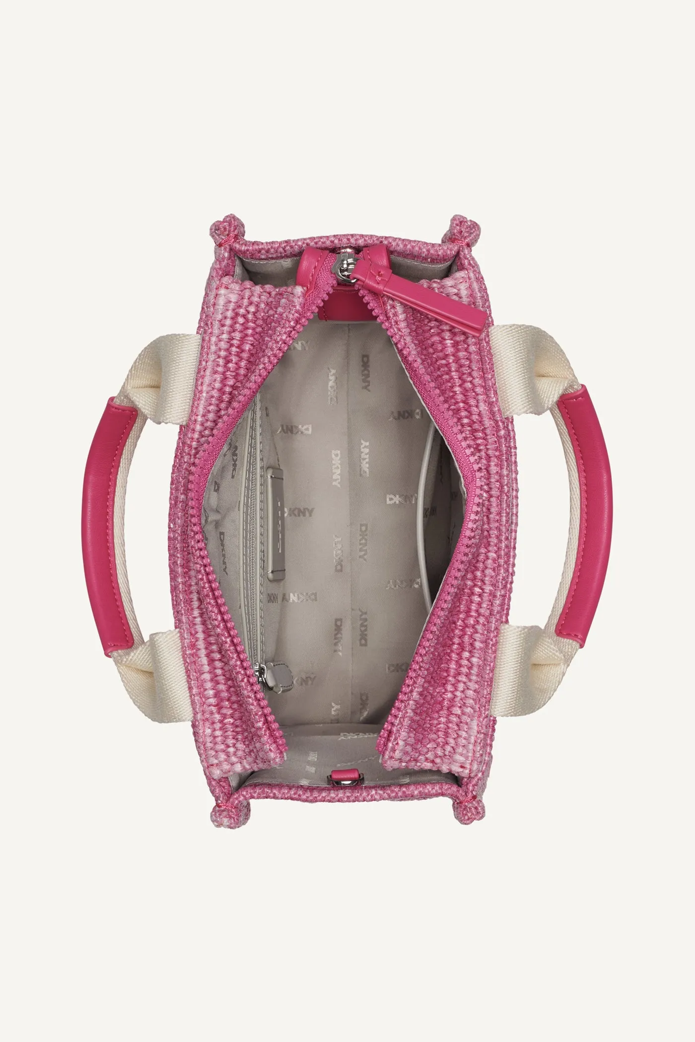 HADLEE SMALL STRAW LOGO TOTE sold by DKNY product image thumbnail 3