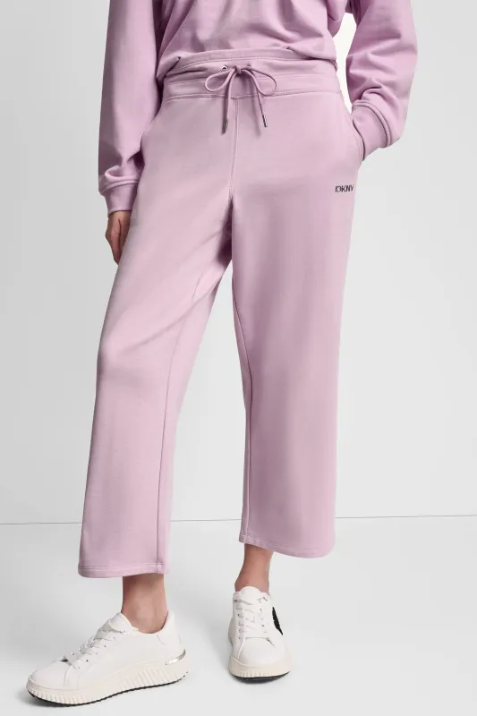 CROPPED HIGH-RISE PANTS sold by DKNY