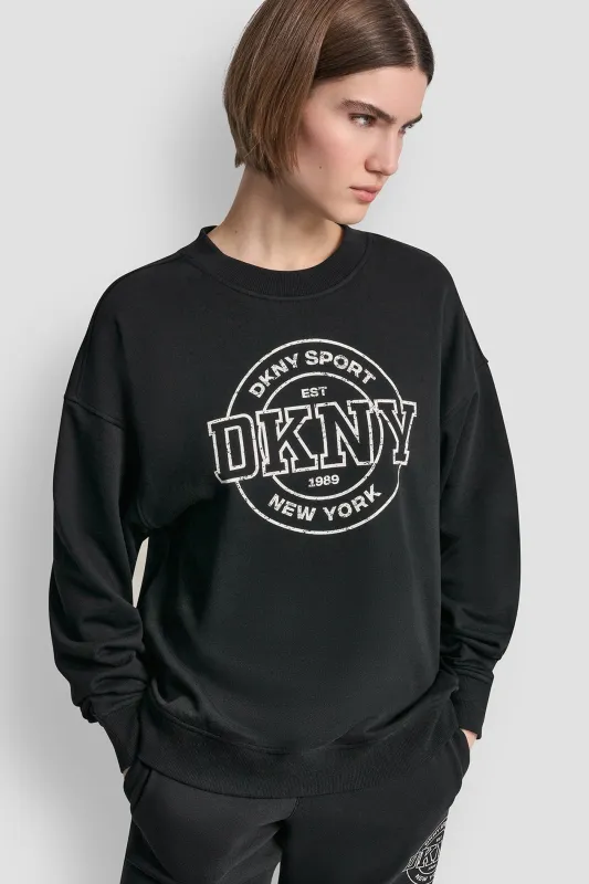 COLLEGIATE LOGO SWEATSHIRT sold by DKNY