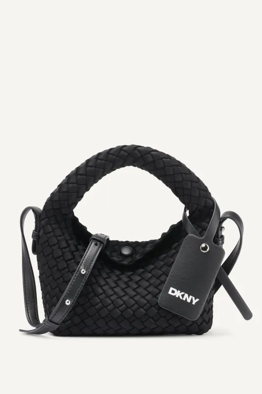 GISELLE WOVEN NEOPRENE CROSSBODY BAG made by DKNY
