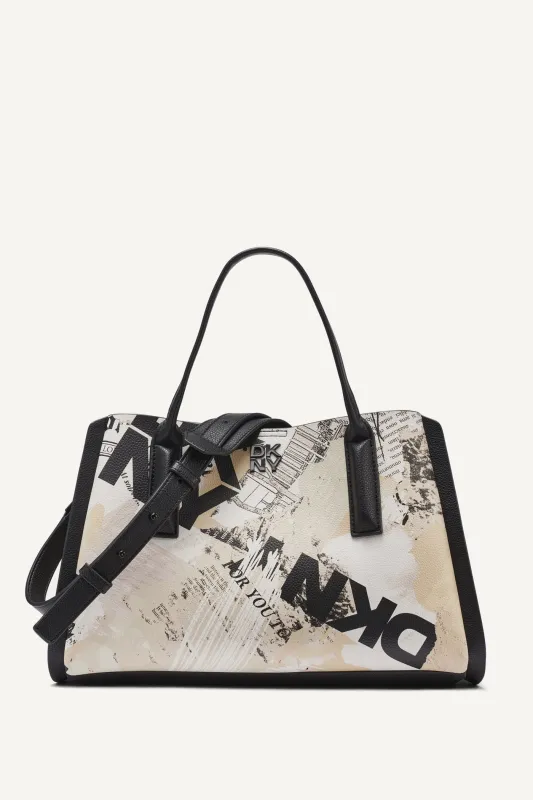 JOSIE NEWSPAPER SATCHEL sold by DKNY