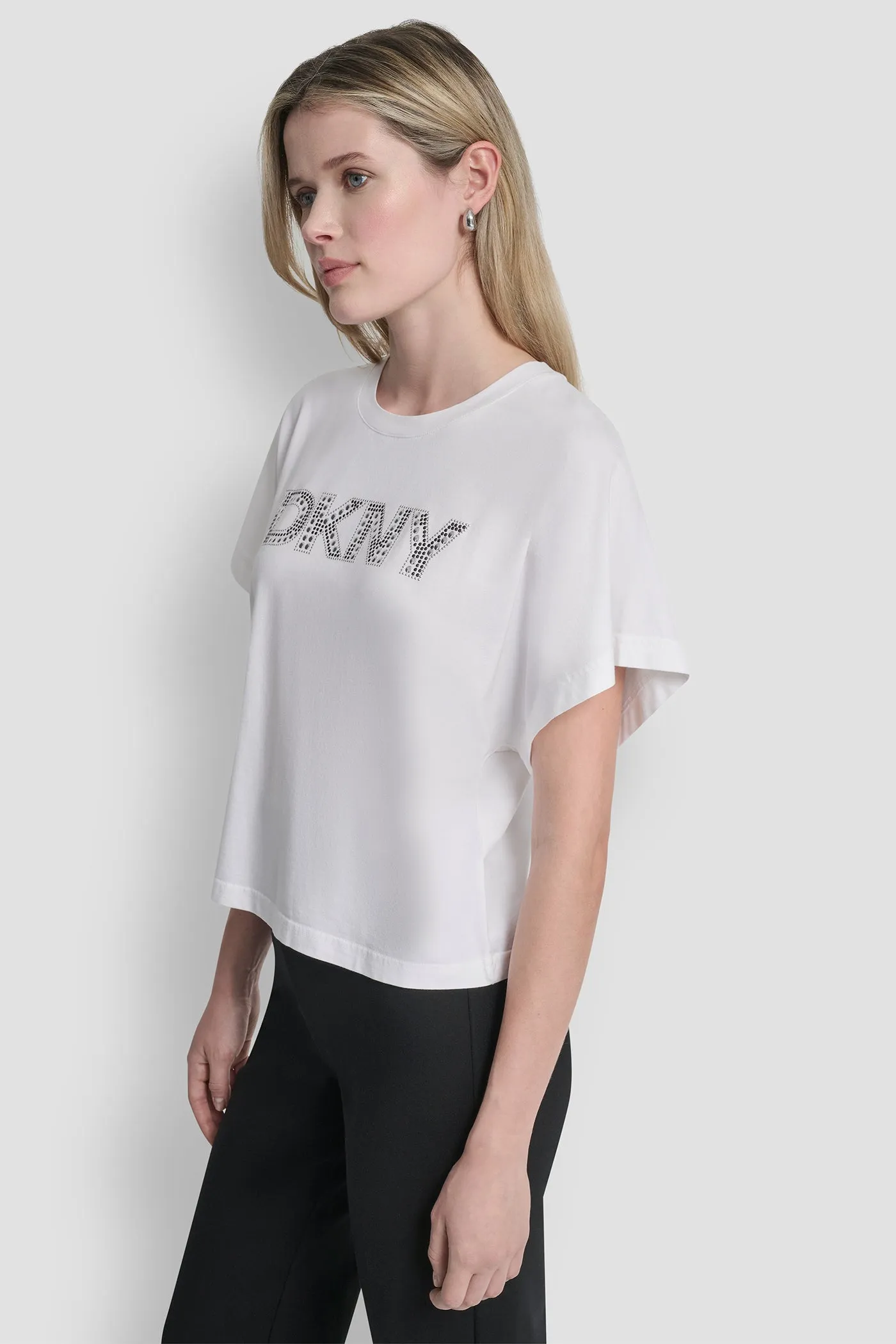 CRYSTAL LOGO TEE sold by DKNY product image thumbnail 3