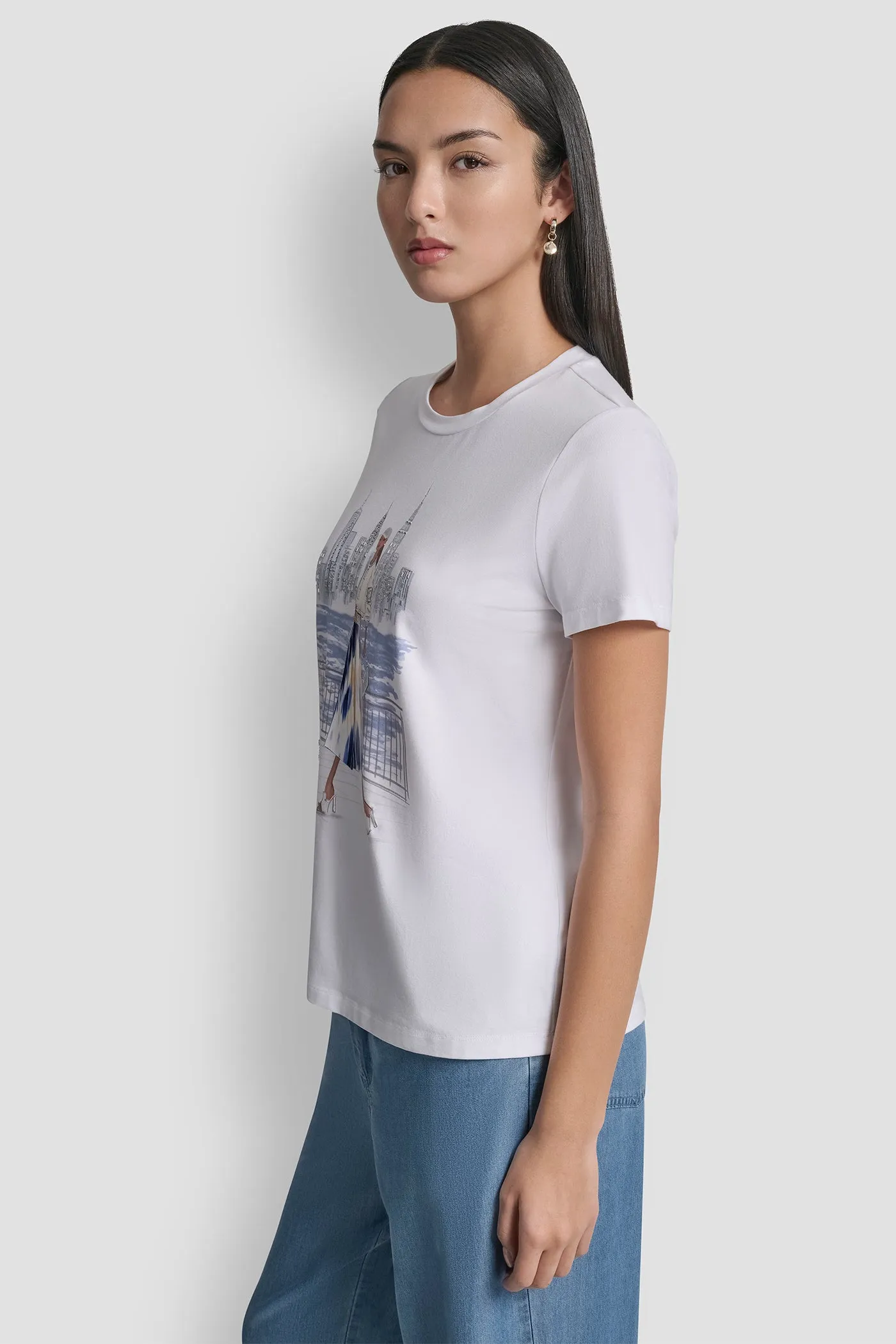 STATUE OF LIBERTY CONVERSATIONAL T-SHIRT sold by DKNY product image thumbnail 3