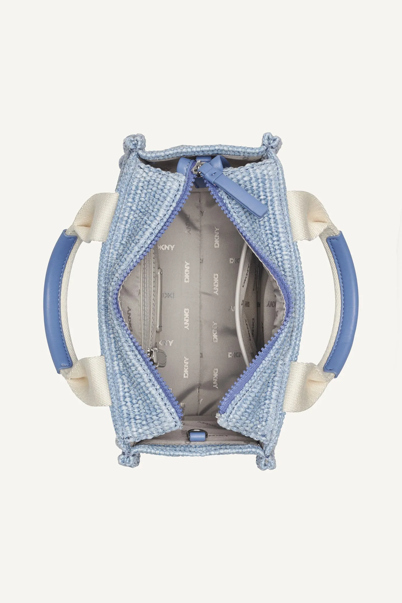 HADLEE SMALL STRAW LOGO TOTE sold by DKNY product image thumbnail 3