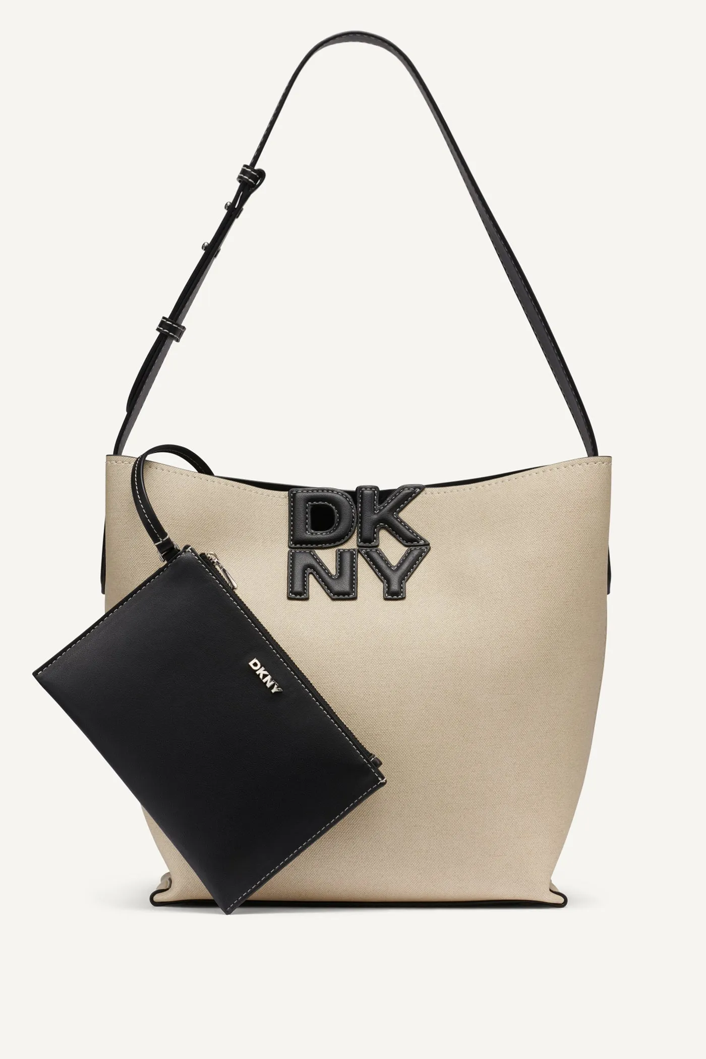 NICOLE LOGO BUCKET BAG sold by DKNY
