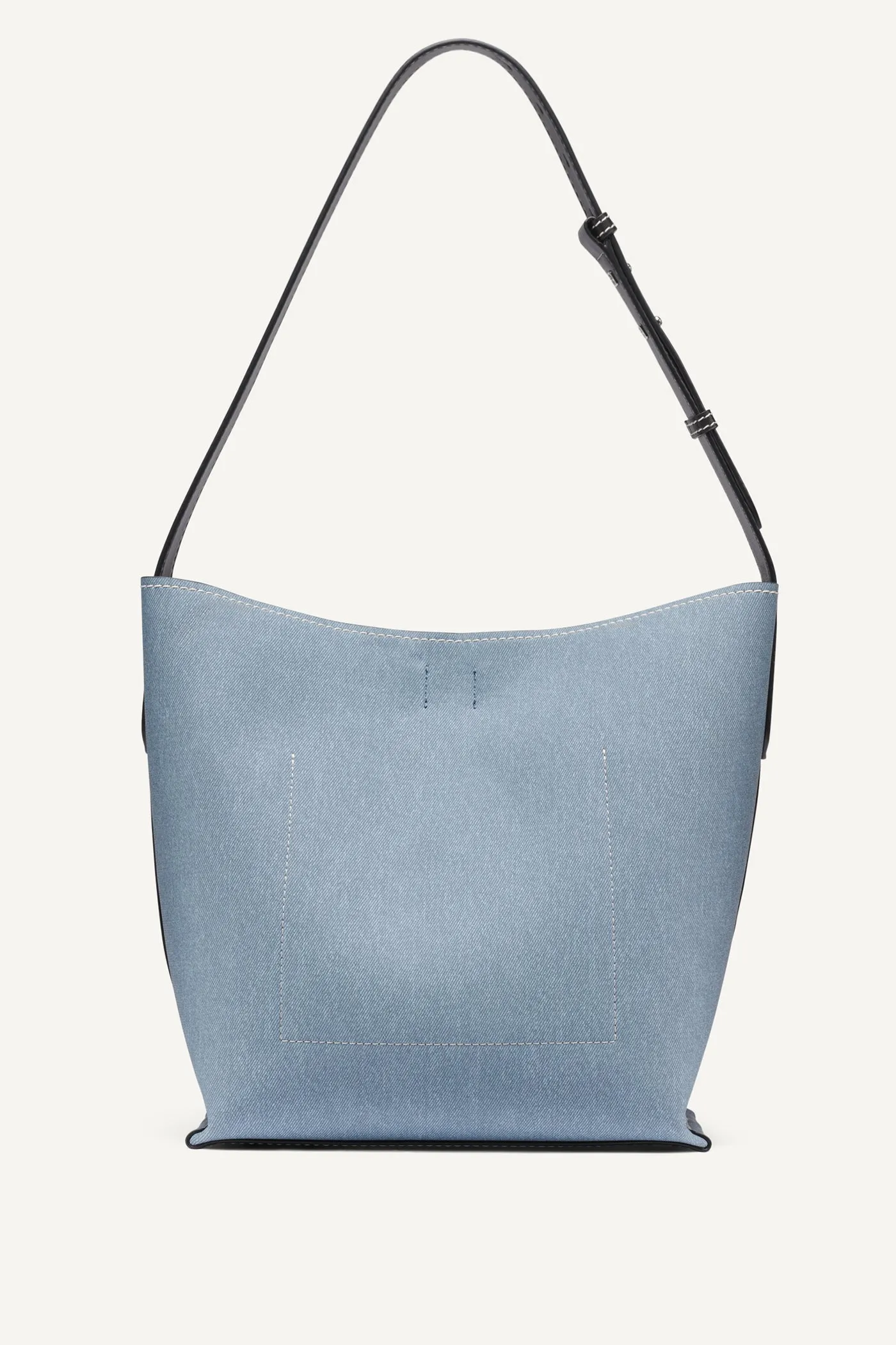 NICOLE DENIM LOGO BUCKET BAG sold by DKNY product image thumbnail 4