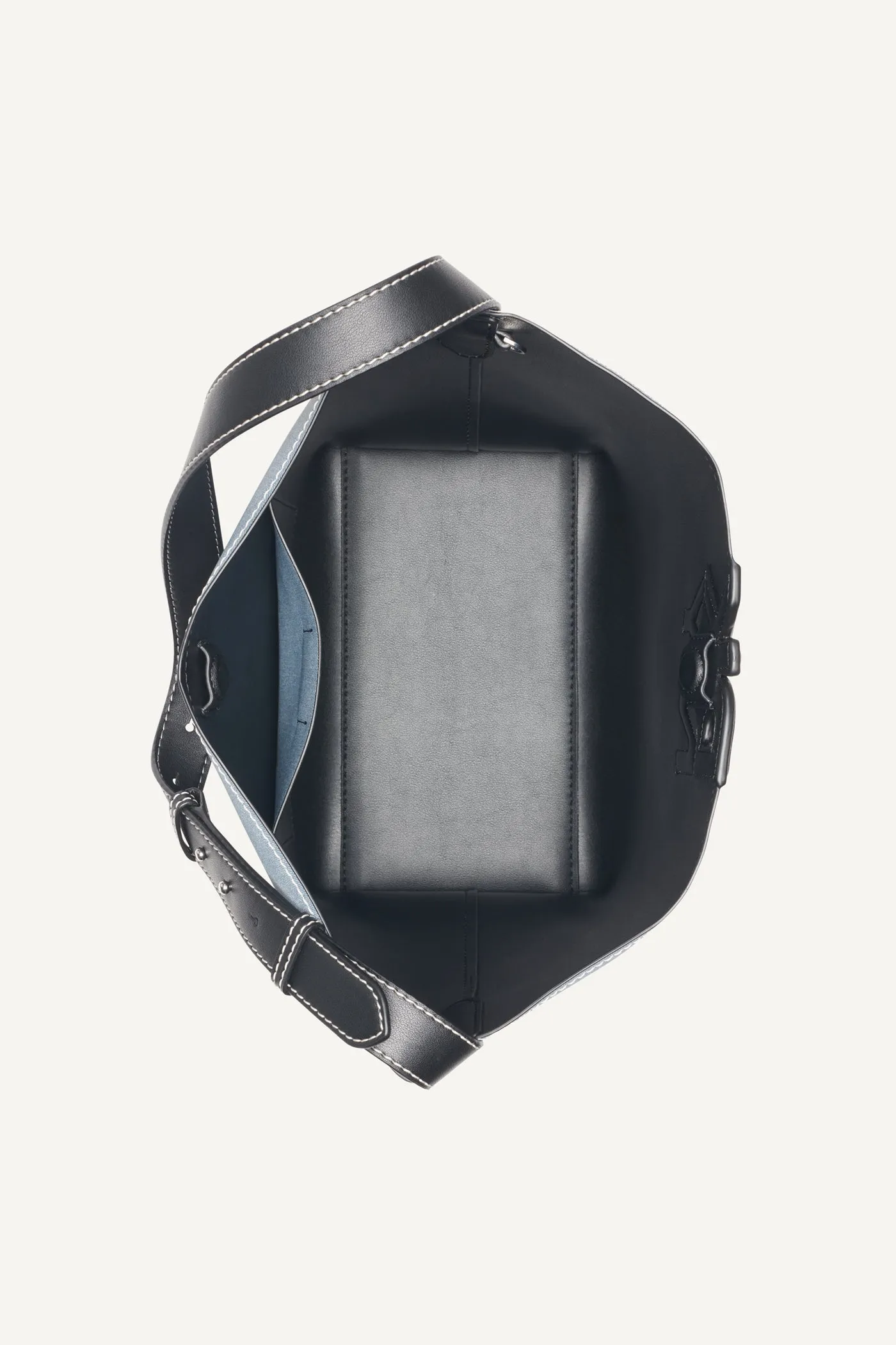 NICOLE DENIM LOGO BUCKET BAG sold by DKNY product image thumbnail 2