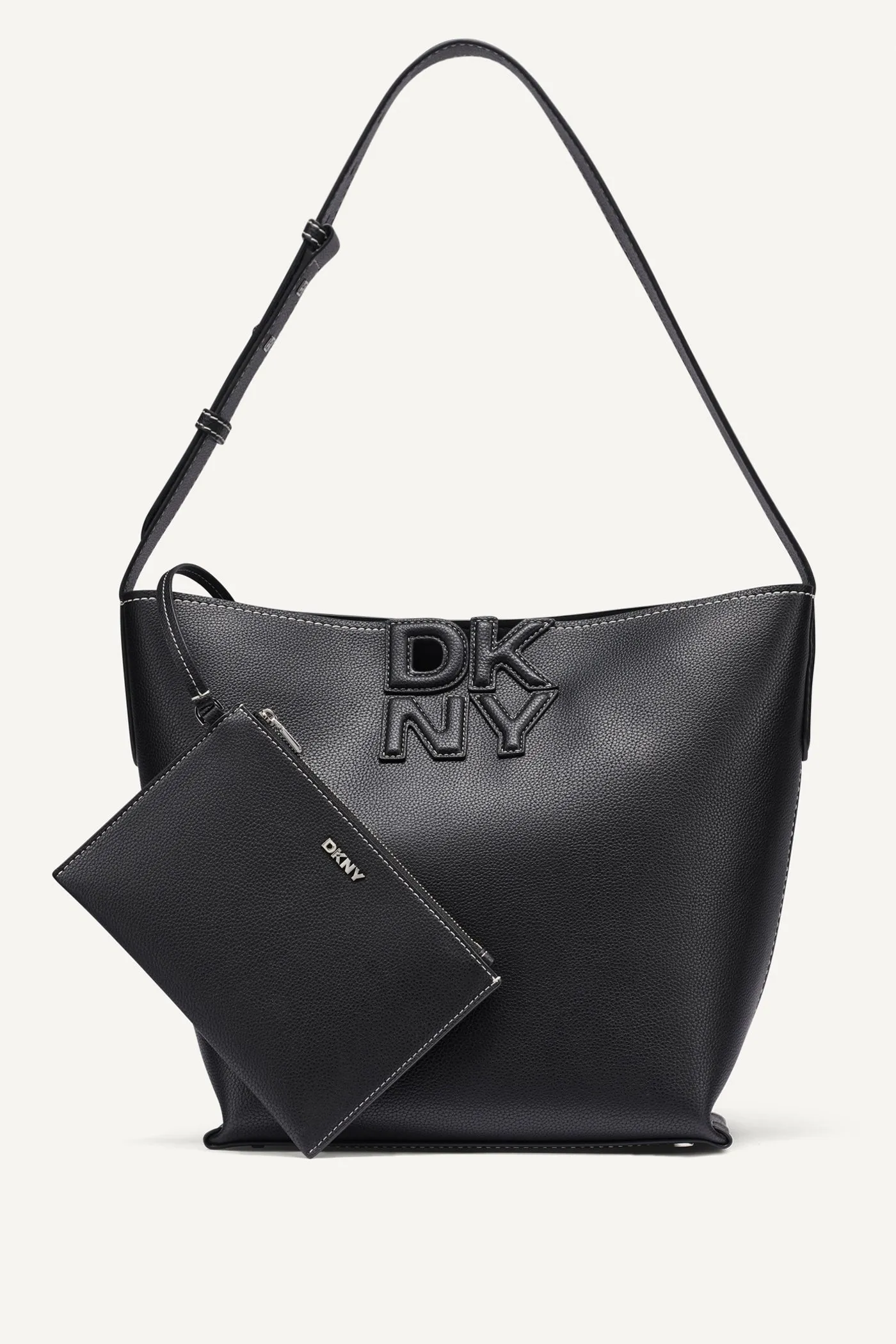 NICOLE LOGO BUCKET BAG sold by DKNY
