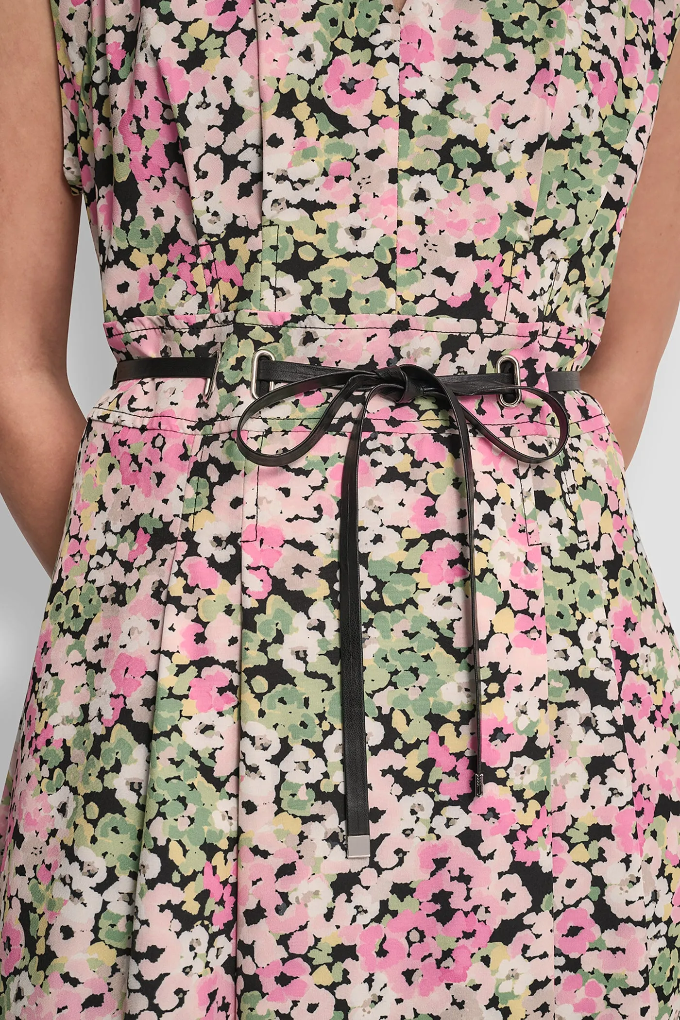 FLORAL MIDI FIT & FLARE DRESS sold by DKNY product image thumbnail 5