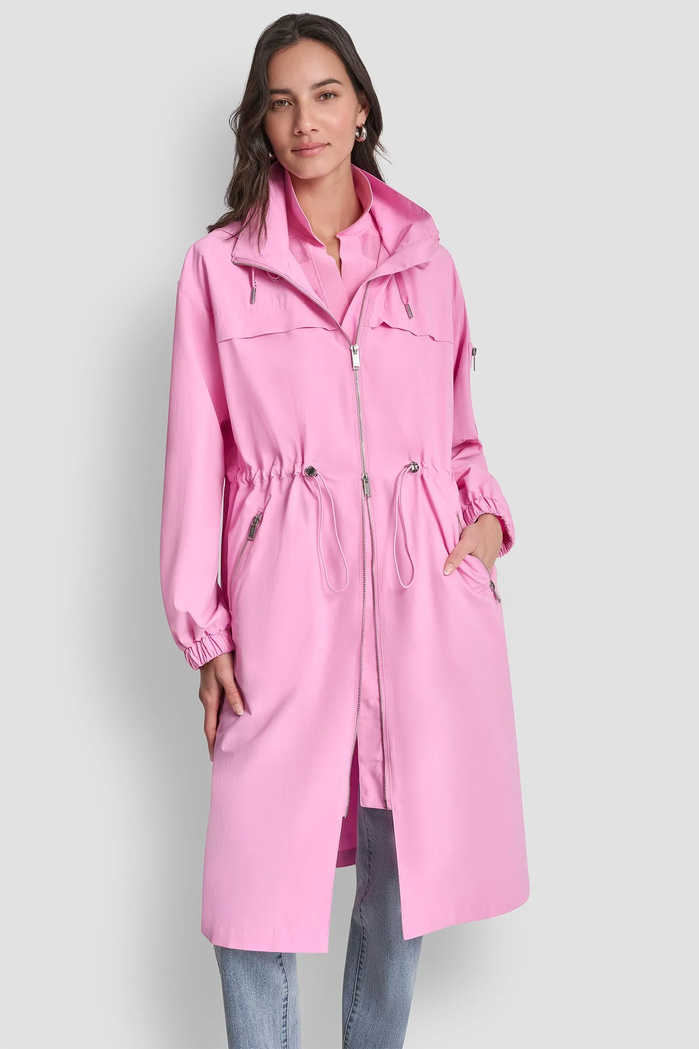 1989 LOGO HOODED LOGO ANORAK sold by DKNY product image thumbnail 4