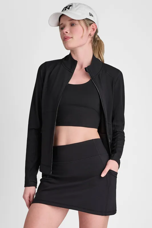 FUNNEL NECK JACKET made by DKNY