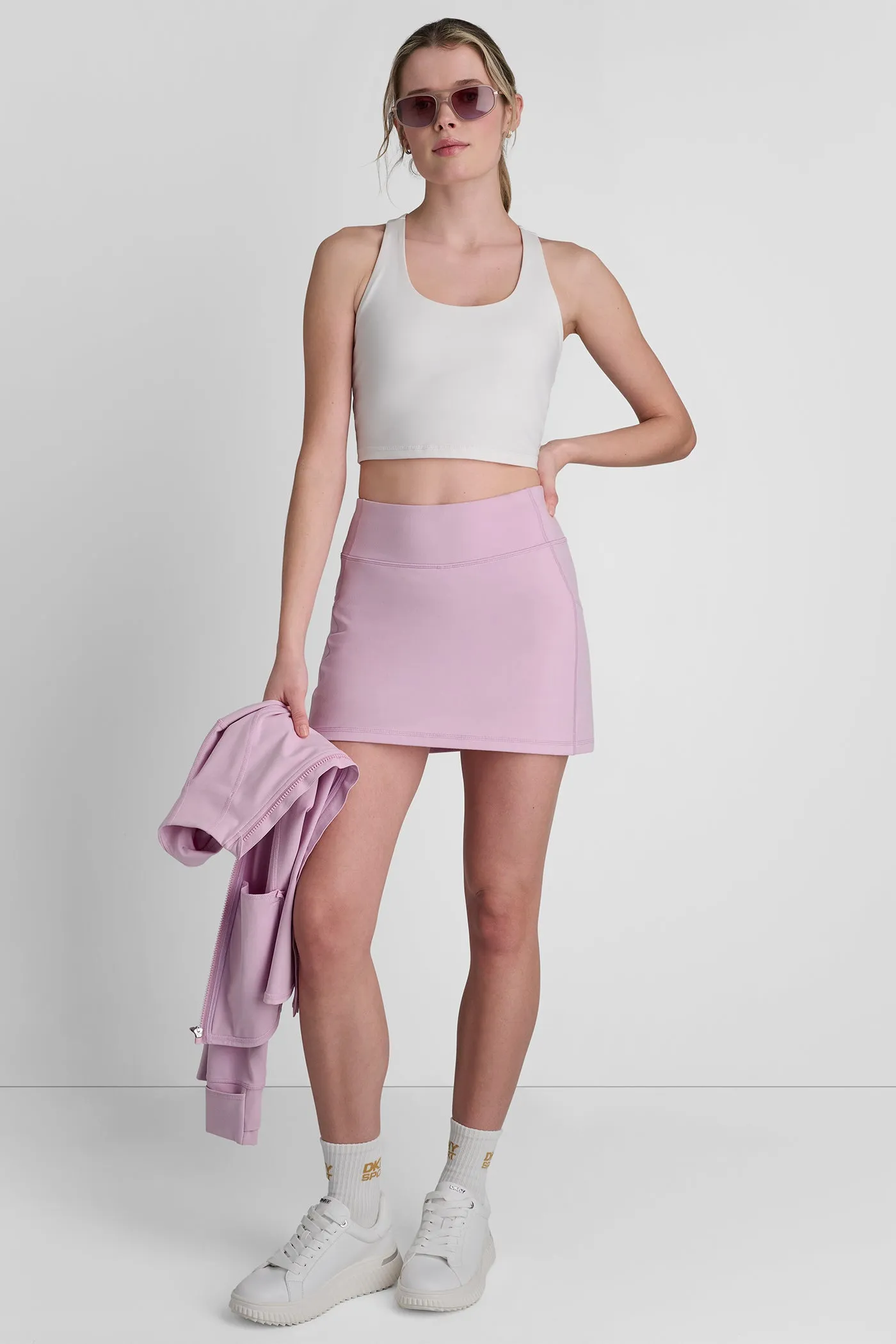EXTRA HIGH-RISE SKORT sold by DKNY