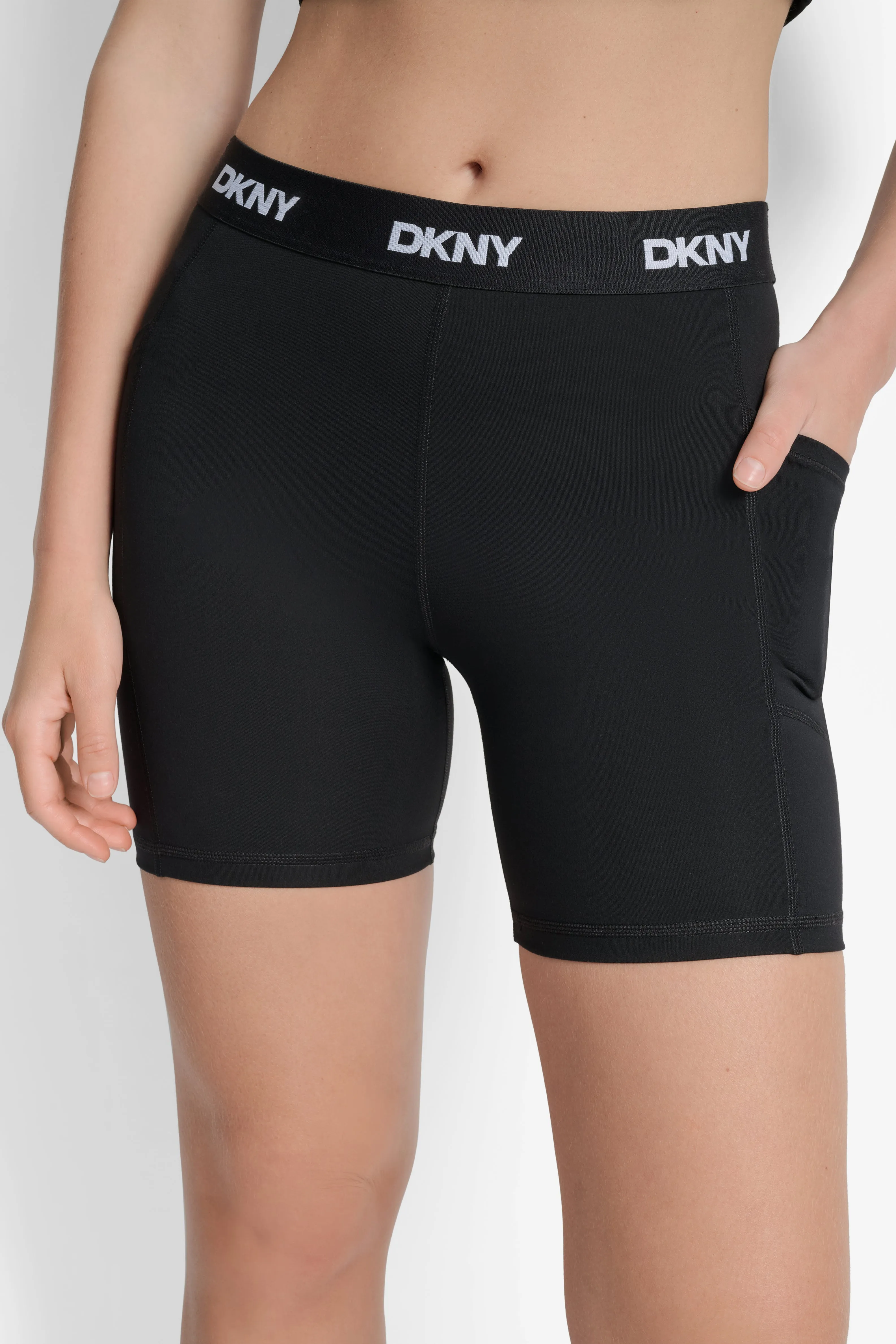 BALANCE COMPRESSION LOGO BIKE SHORT sold by DKNY product image thumbnail 5