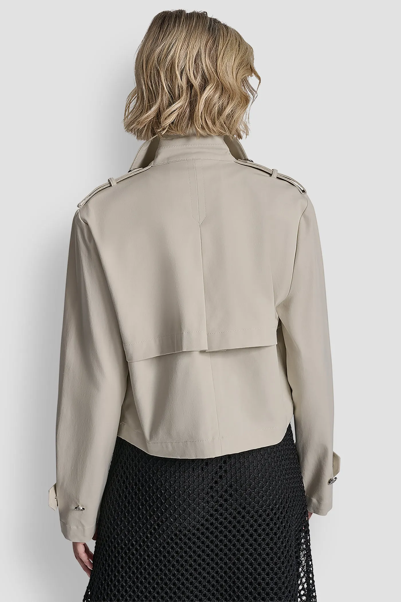 CROPPED TRENCH COAT sold by DKNY product image thumbnail 2