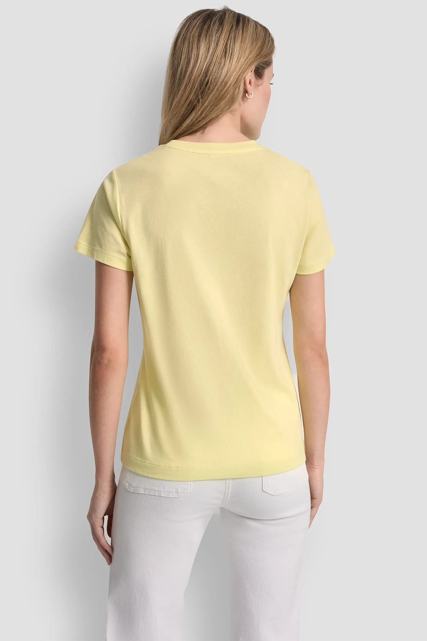 DKNY JEANS STACK LOGO RHINESTONE TEE sold by DKNY product image thumbnail 3