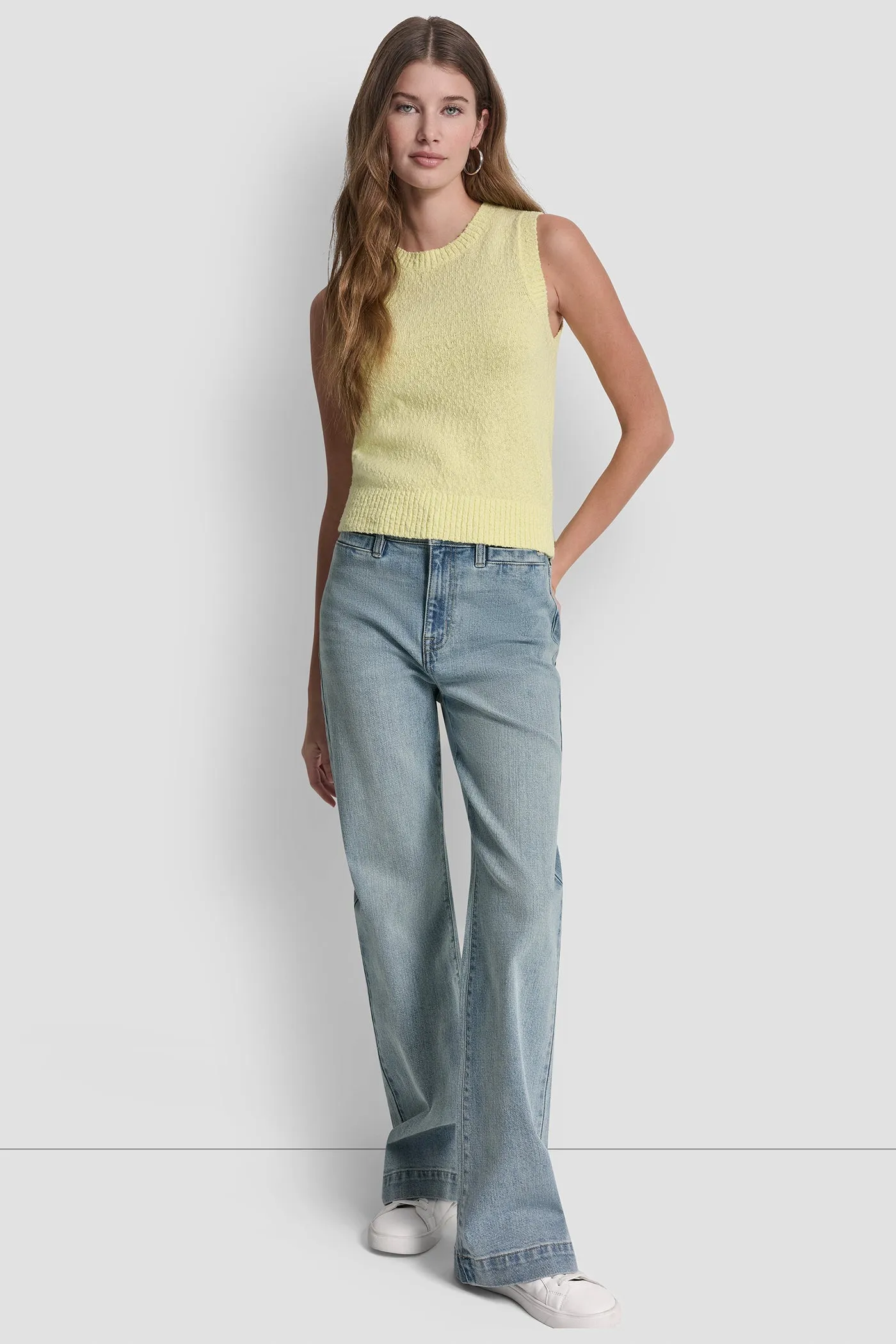 CREW NECK SLEEVELESS SWEATER sold by DKNY product image thumbnail 4