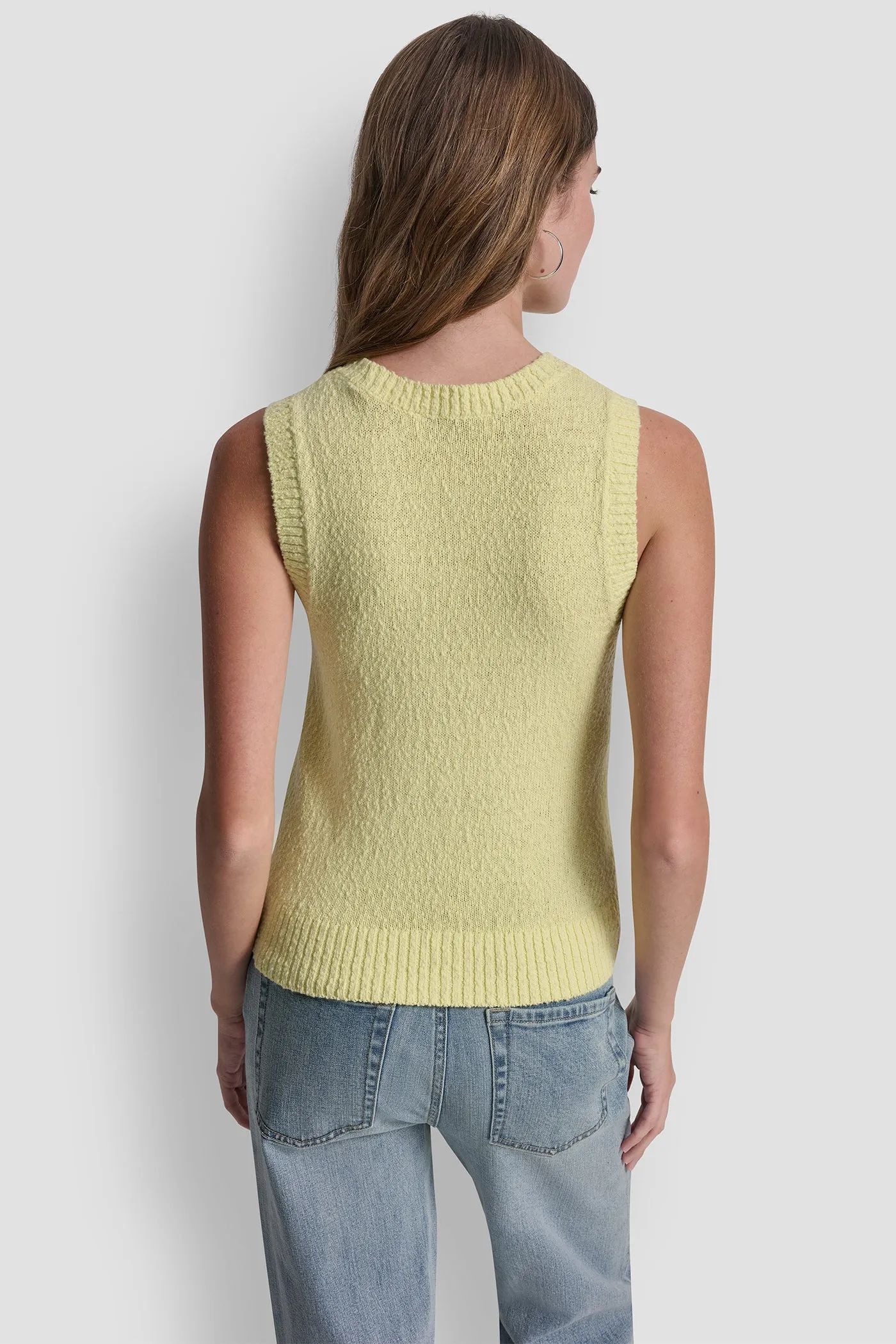 CREW NECK SLEEVELESS SWEATER sold by DKNY product image thumbnail 2