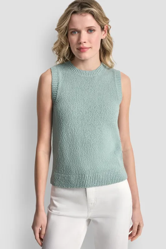 CREW NECK SLEEVELESS SWEATER sold by DKNY