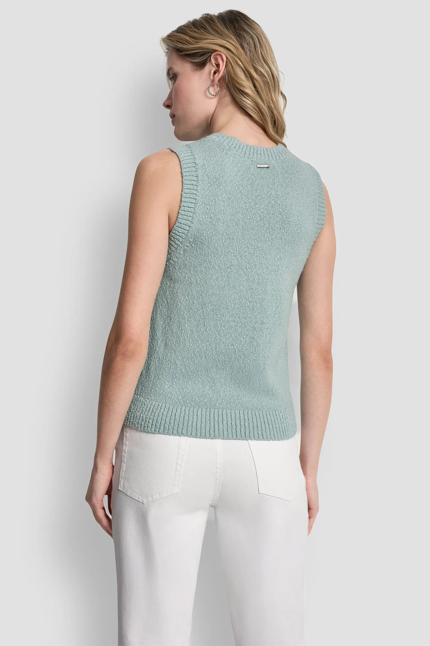 CREW NECK SLEEVELESS SWEATER sold by DKNY product image thumbnail 2